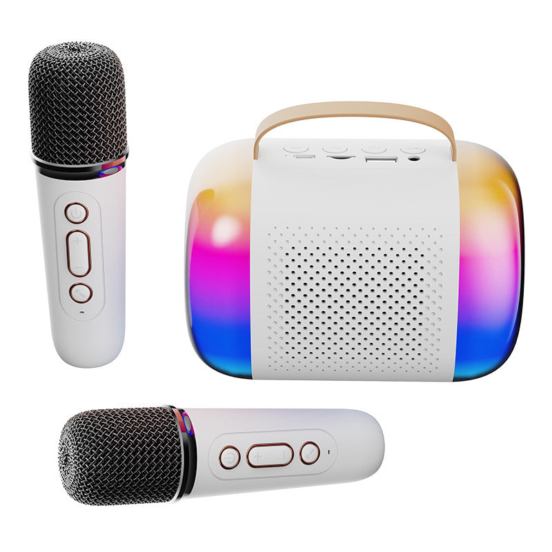 Mini Karaoke Sound Box Of Microphone Bluetooth Audio Integrated Microphone - Sound Wave Harmony 