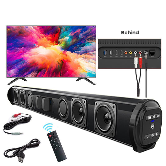 Home Theater Wireless Bluetooth Strip Audio - Sound Wave Harmony 