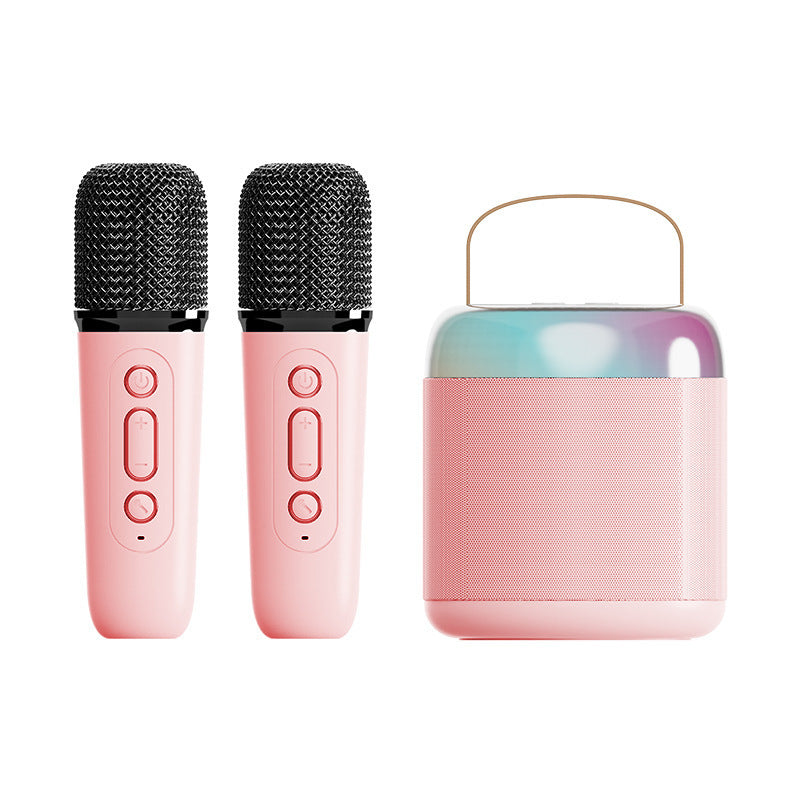 Mini Karaoke Sound Box Of Microphone Bluetooth Audio Integrated Microphone - Sound Wave Harmony 