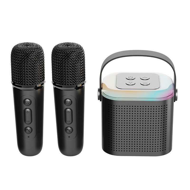 Mini Karaoke Sound Box Of Microphone Bluetooth Audio Integrated Microphone - Sound Wave Harmony 