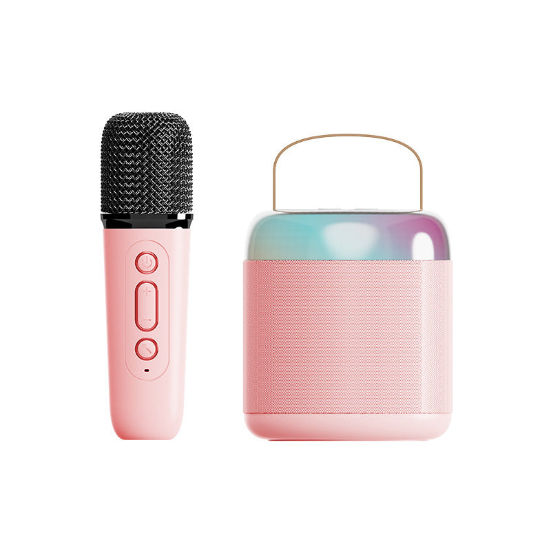 Mini Karaoke Sound Box Of Microphone Bluetooth Audio Integrated Microphone - Sound Wave Harmony 