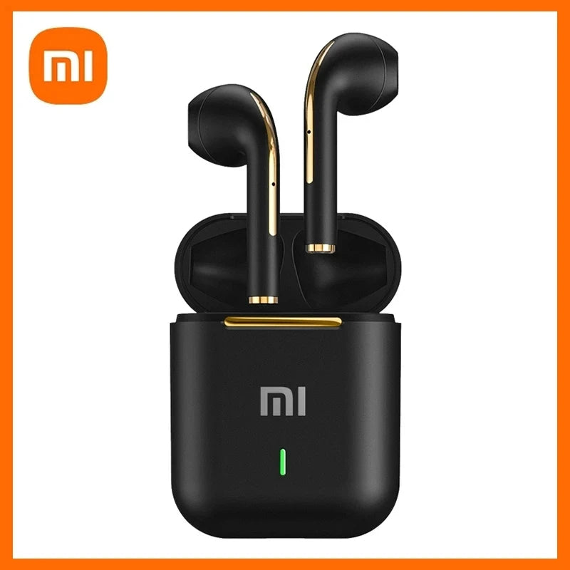 MIJIA Xiaomi Wireless Headset Upgraded Bluetooth 5.3 Headset HD Music Headphones In-Ear Hands-Free With Microphone - Sound Wave Harmony 