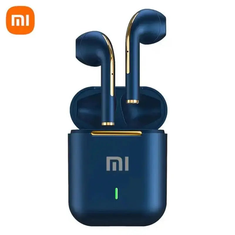 MIJIA Xiaomi Wireless Headset Upgraded Bluetooth 5.3 Headset HD Music Headphones In-Ear Hands-Free With Microphone - Sound Wave Harmony 