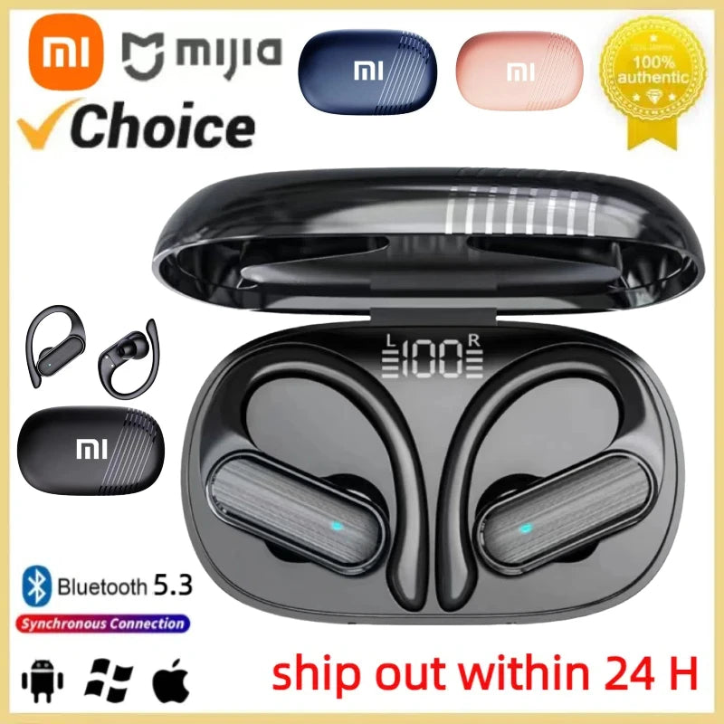 Xiaomi Mijia A520 Sports Wireless Headphones with Mics LED Power Display Hifi Stereo Sound headset Touch Control TWS Earphone - Sound Wave Harmony 