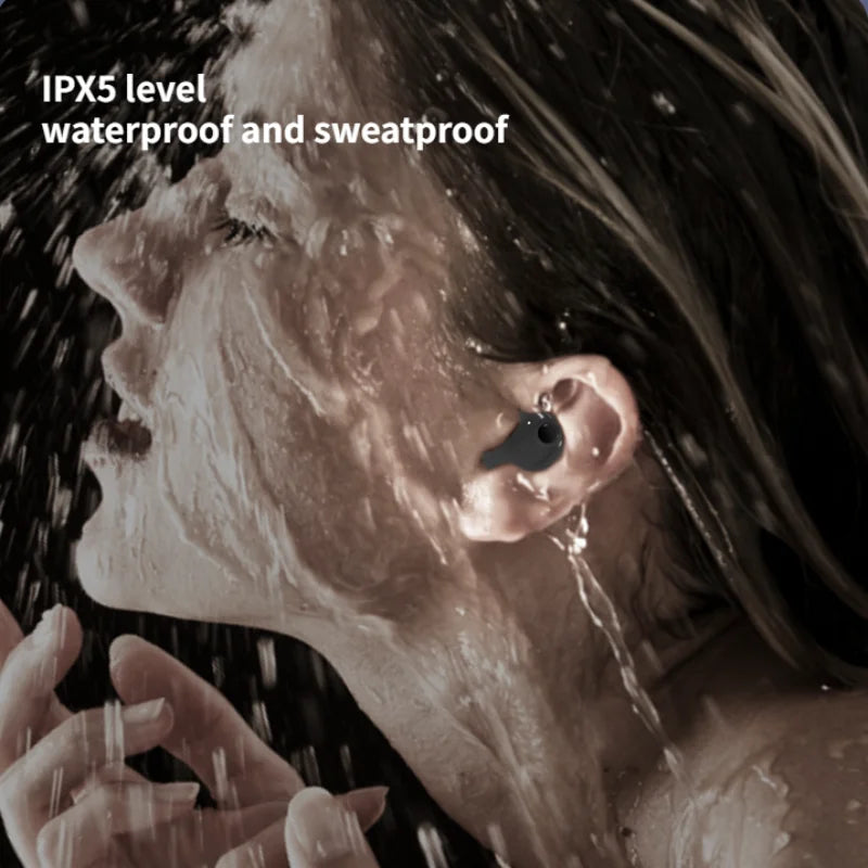 Invisible Sleep Wireless Earphone TWS Bluetooth 5.3 Headphones Hidden Earbuds IPX5 Waterproof Noise Reduction Sports Headset - Sound Wave Harmony 