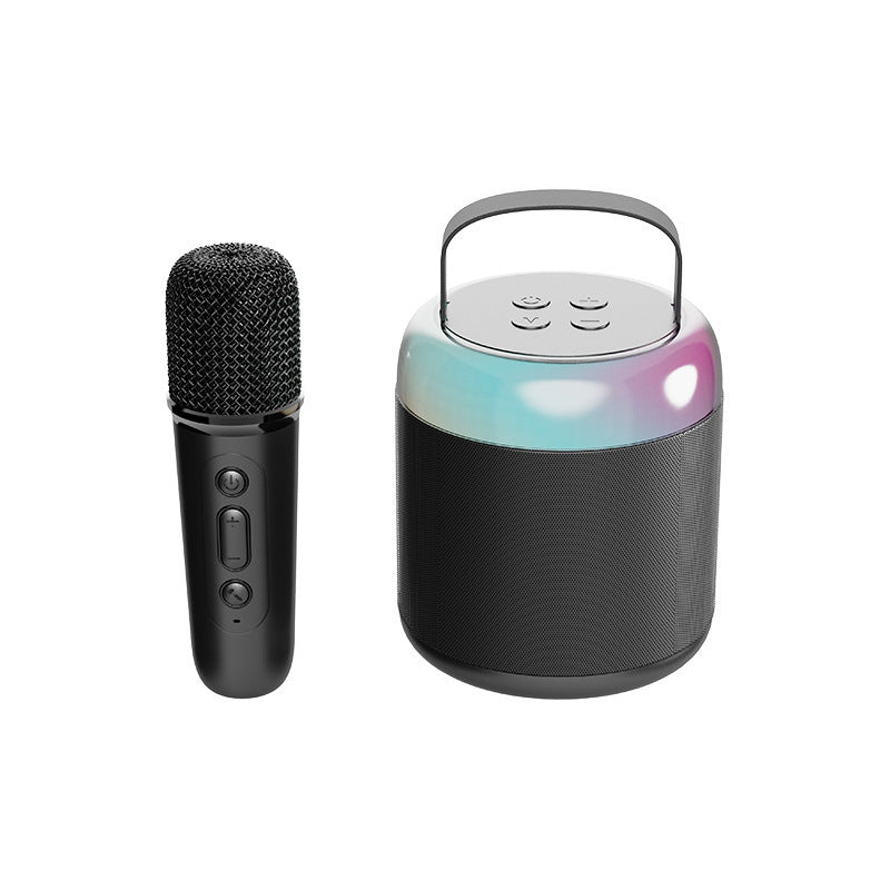 Mini Karaoke Sound Box Of Microphone Bluetooth Audio Integrated Microphone - Sound Wave Harmony 